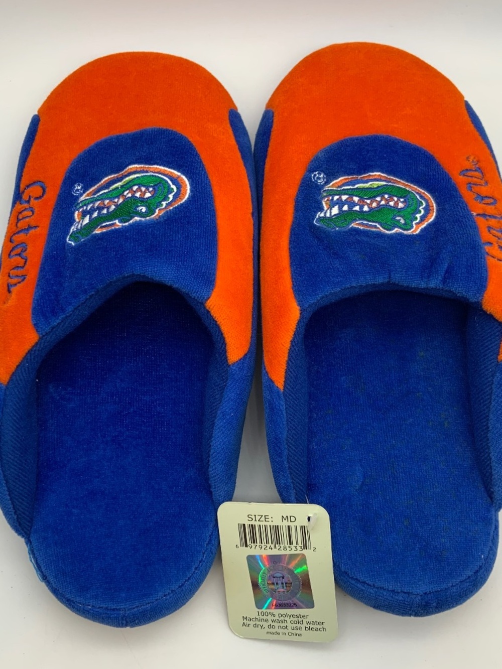 University Kicks University of Florida Gators UF Slippers Size Medium